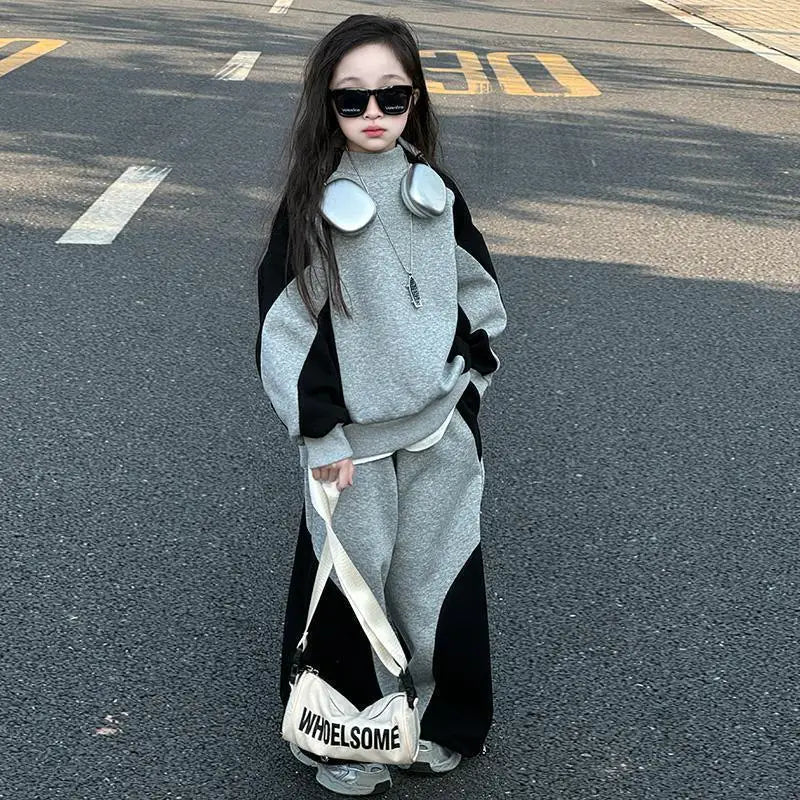 Conjunto Patchwork Niños 4-12 Años - Sudadera + Pantalón