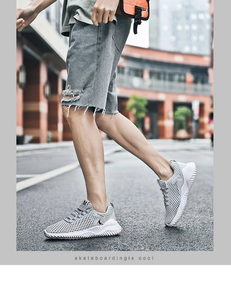 Shoes for Men White Man Cheap Shoes Running Sneakers Unisex Breathable Mesh Sports Shoes Mens Trianers Zapatillas Running Hombre