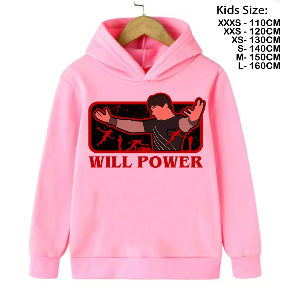 Eddie Munson Demogorgon Hawkins Cannibal Flower Sudadera con capucha Niños Dibujos animados Niños Niñas Niños Sudaderas