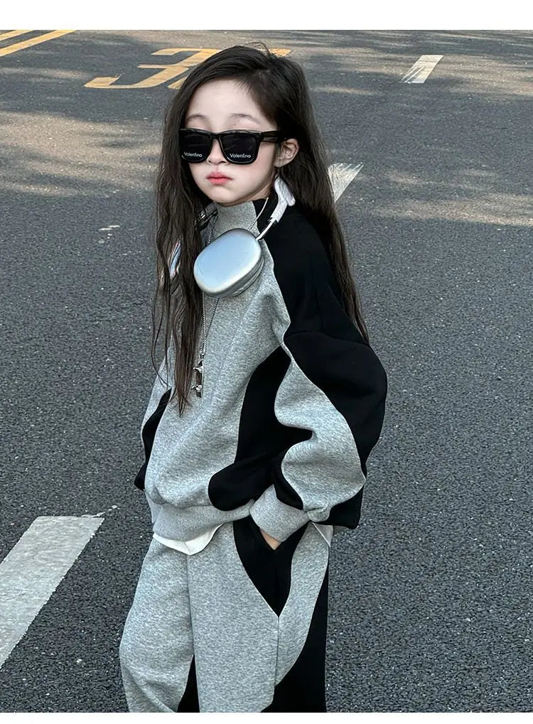 Conjunto Patchwork Niños 4-12 Años - Sudadera + Pantalón