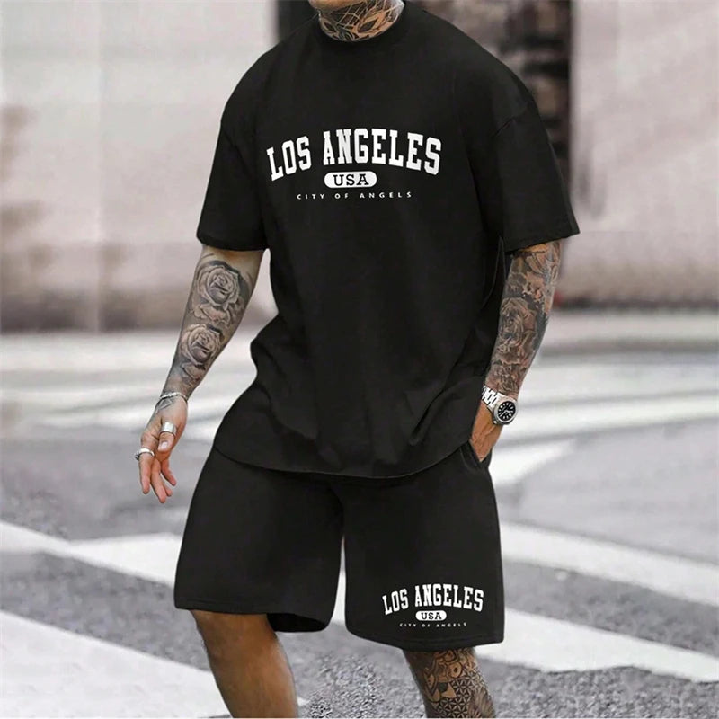 Conjunto Deportivo Hombre 20024 Estilo Baloncesto | Pijama Holgado de Verano para Playa y Vacaciones