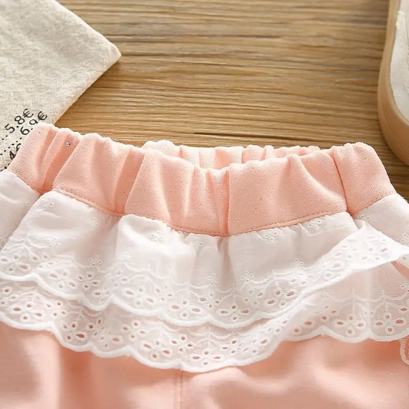 Conjunto Bebé Niña 3 Piezas - Abrigo + Camiseta + Pantalón