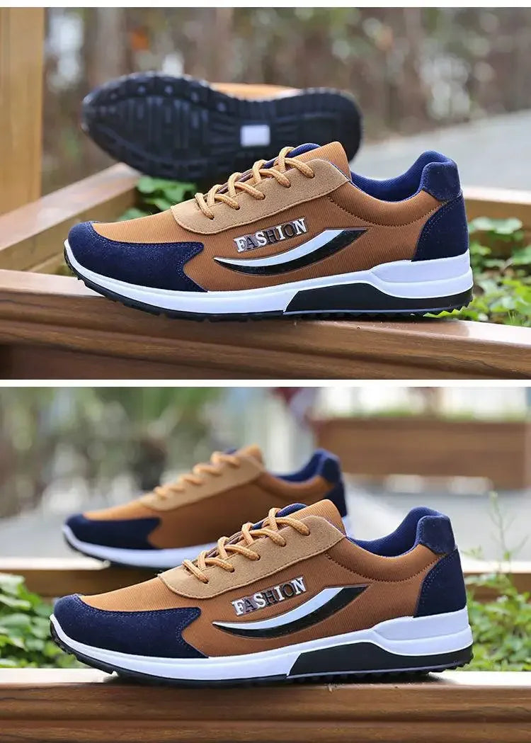 2024 New Men's Sneakers Retro running Shoes for men Thick Bottom patchwork male Sports shoes Trendy Sneakers male Zapatos Hombre