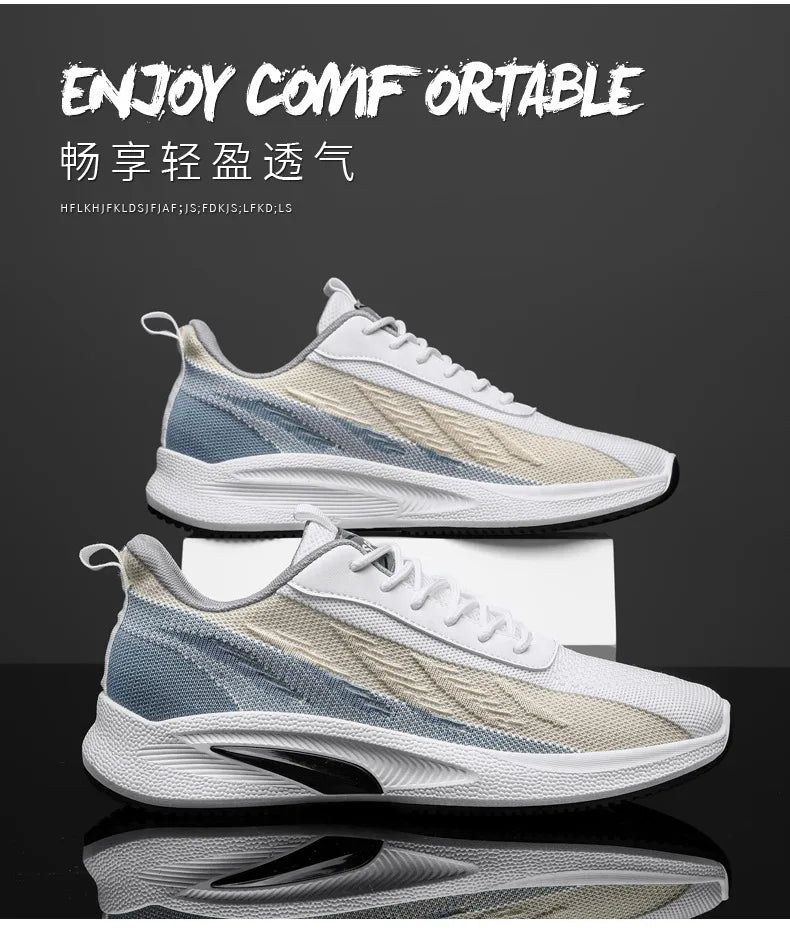 New Shoes for Men Casual Slip on Fashion Sneakers Breathable Running Shoes Outdoor Walking Training Tennis Shoes