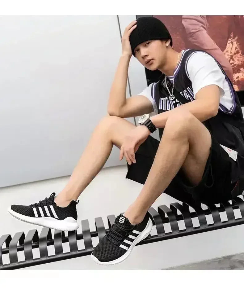 Tenis Masculino 2025 Men Tennis Shoes New Fashion Gym Sports Shoes Men Air Mesh Breathable Casual Shoes for Outdoor Trainers