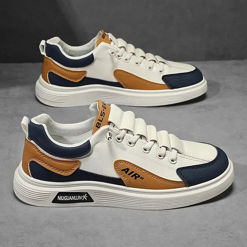 2025 casuales al aire cordones estilo coreano viaje juvenil zapatos de fondo plano para hombres transpirable shoe