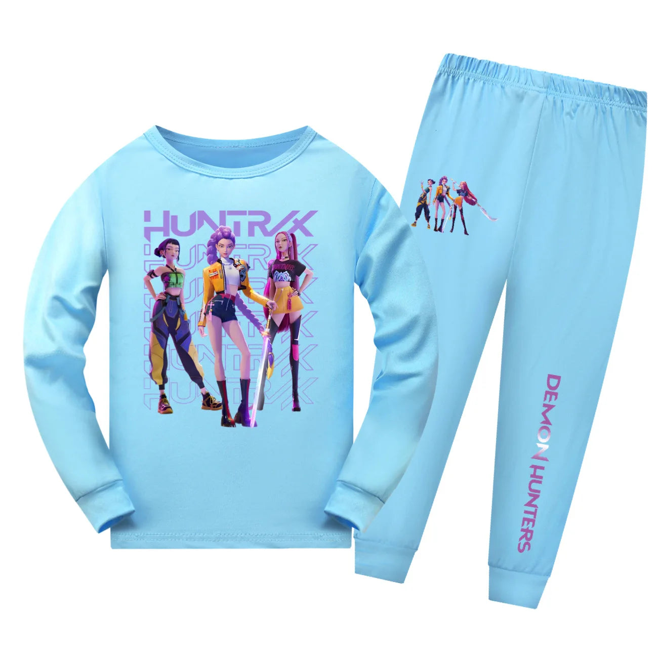 Pijama Demon Hunters Niños - Manga Larga KPop
