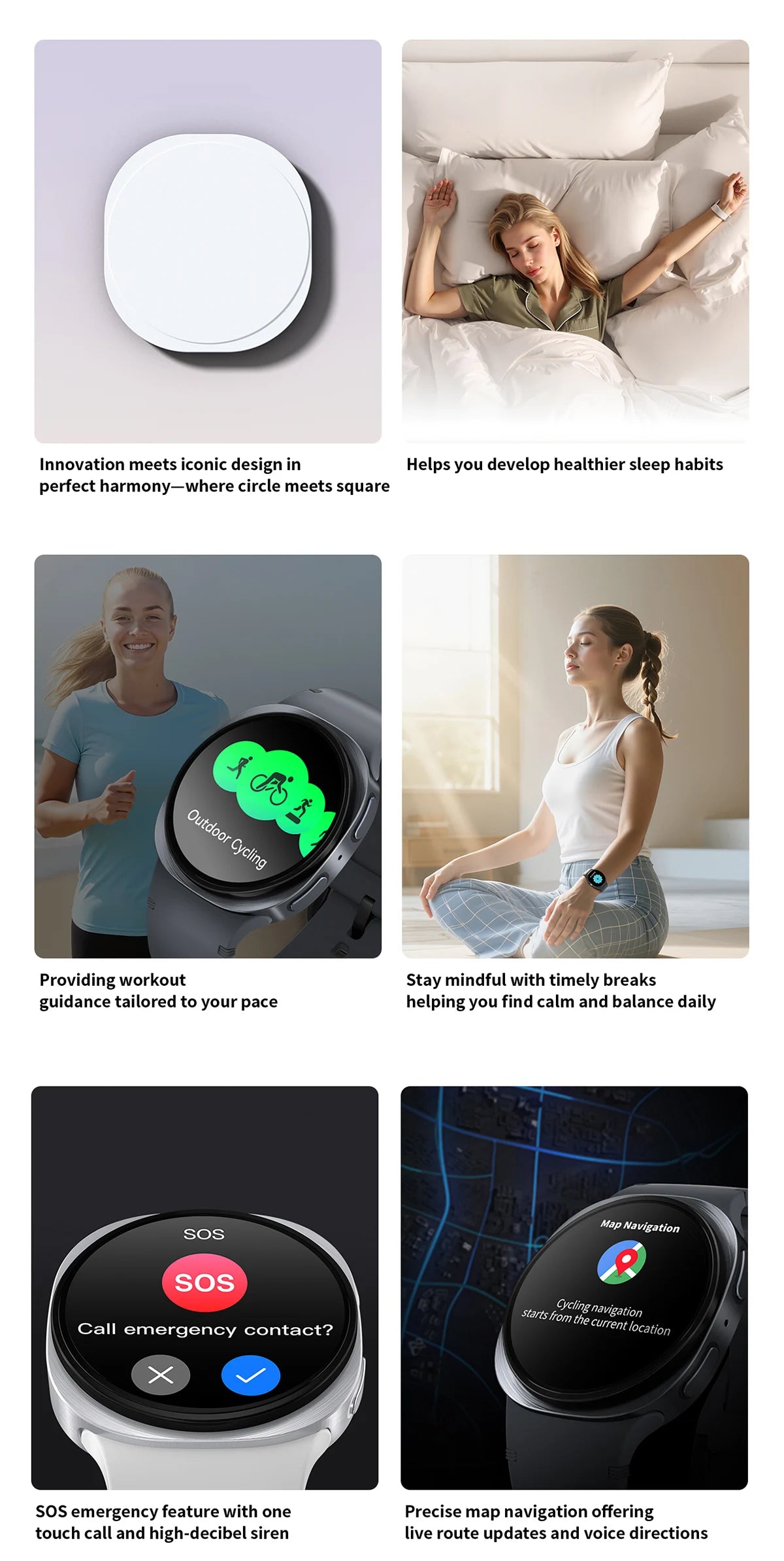 2025 nuevos relojes 8 Mini GPS Track reloj inteligente para hombres mujeres salud deporte AMOLED ritmo cardíaco Bluetooth llamada impermeable Smartwatch