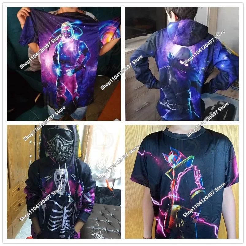 Sudadera Fortnite Niños - Capucha Anime Y2K 2025