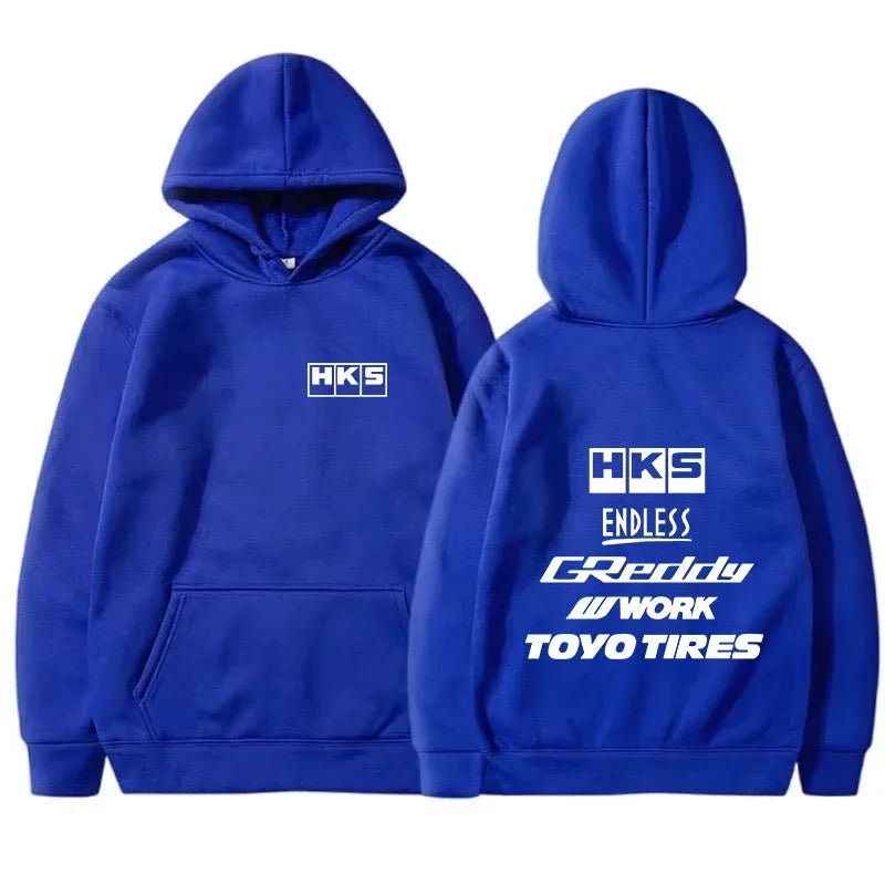 Sudadera HKS Endless JDM - Hombre Estilo Vintage Japón