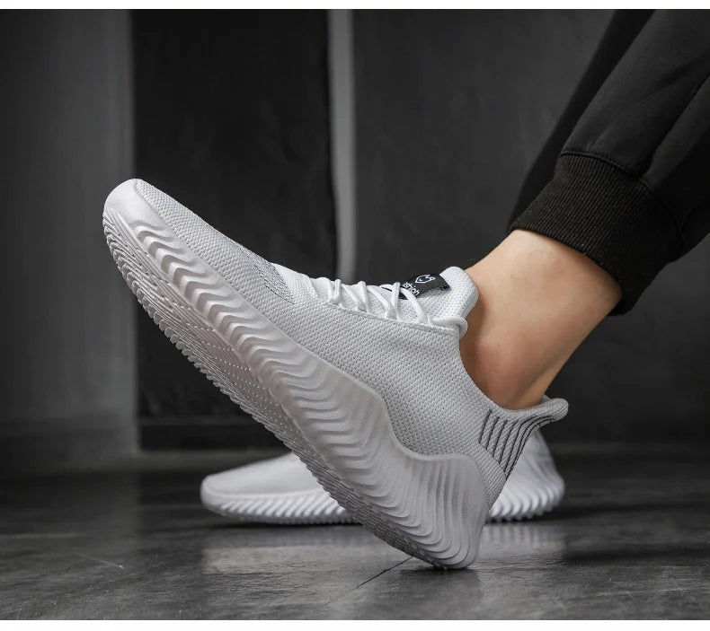 Shoes for Men Designer Men Shoes Breathable Mesh White Men's Tennis Trainers Male Casual Sneakers Zapatos Hombre Tenis Masculino