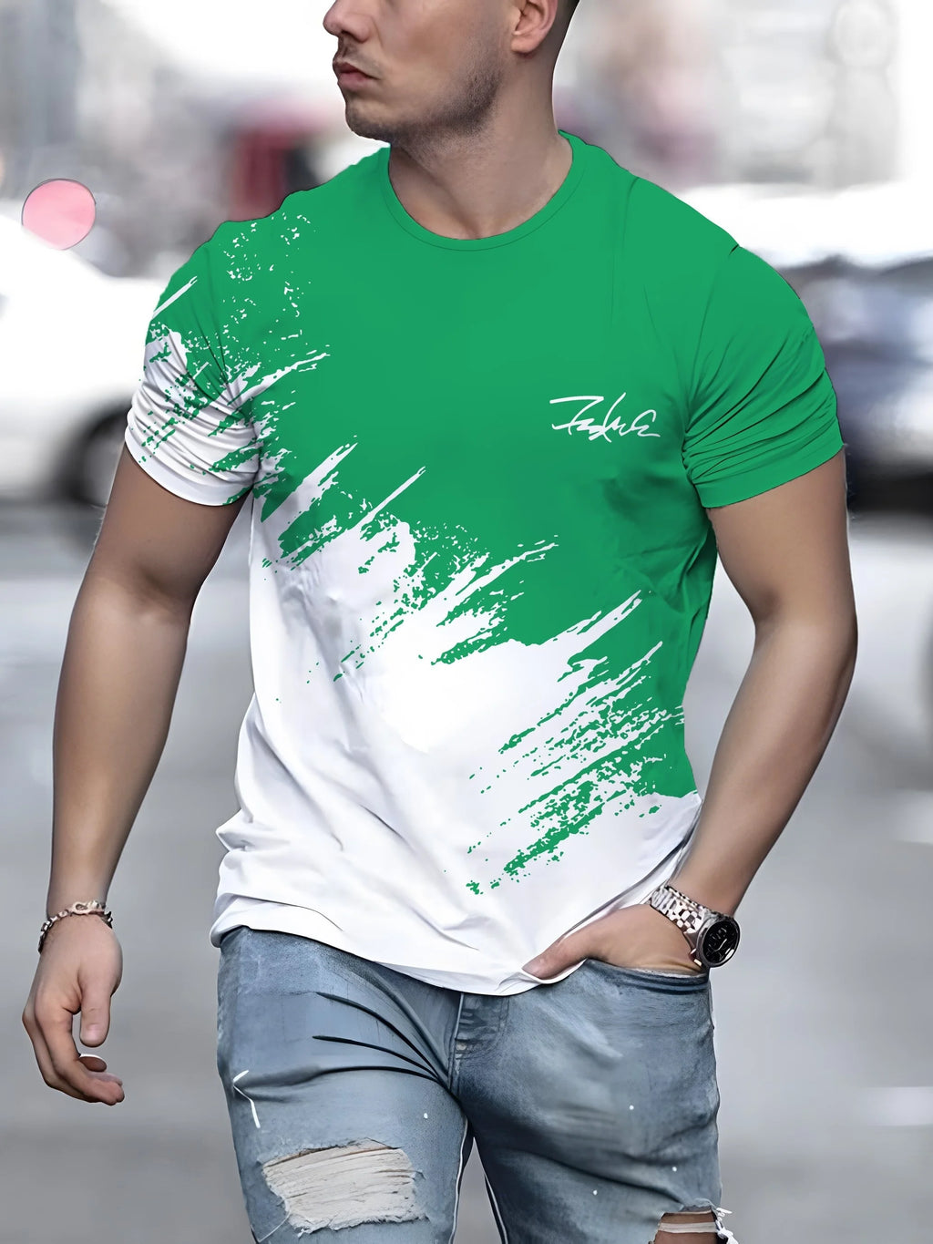 Camiseta de manga corta con cuello redondo para hombre, Jersey informal para exteriores, ropa de calle, camiseta deportiva, camisetas, ropa de gran tamaño