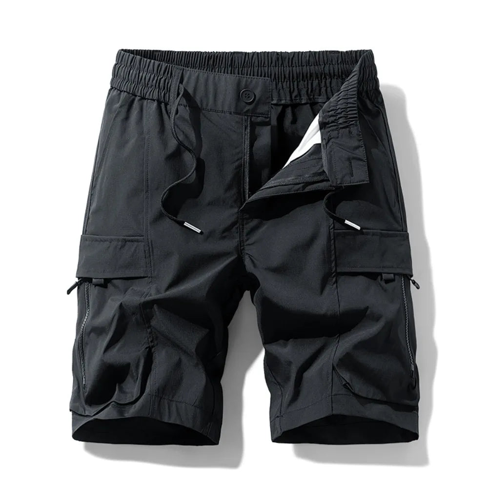 Pantalones Cortos Cargo de Verano para Hombre, de Secado Rápido, Ligeros, para Senderismo, Tácticos, con Múltiples Bolsillos Grandes, Casuales, para Pesca y Golf 2026