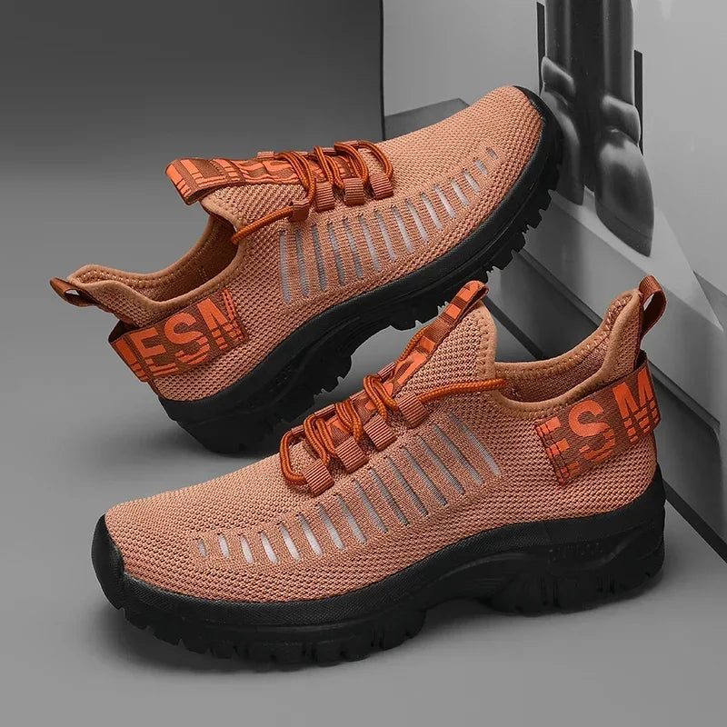 Tenis Masculino Shoes Summer Breathable High End Design Mesh Sneakers Lightweight Outdoor Exercise Casual Flat Shoes for Men