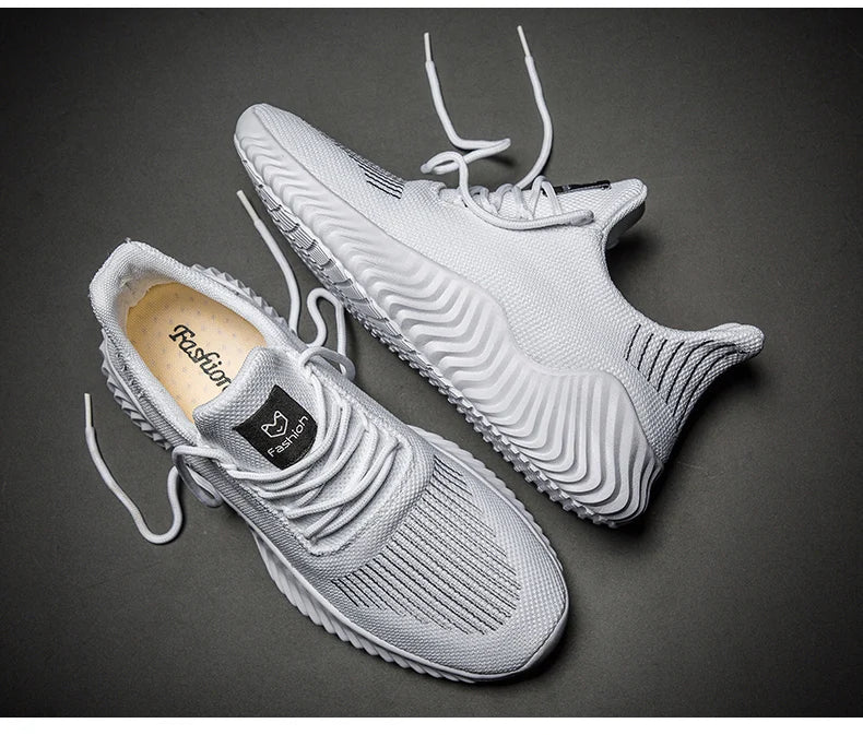 Shoes for Men Designer Men Shoes Breathable Mesh White Men's Tennis Trainers Male Casual Sneakers Zapatos Hombre Tenis Masculino