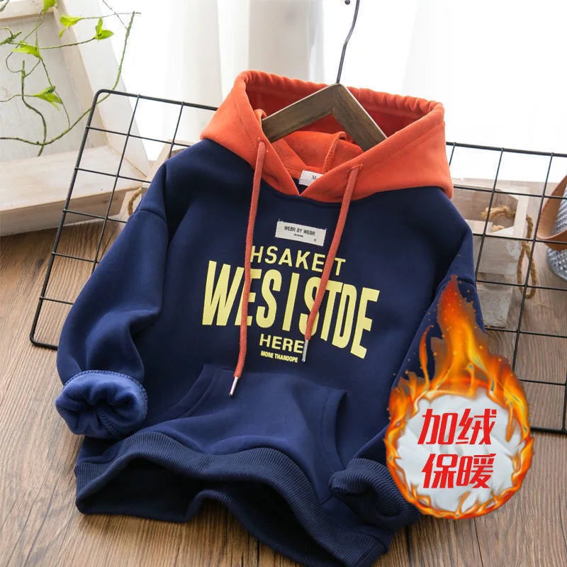 Sudadera Capucha Niños 4-12 Años - Jersey Deportivo Otoño