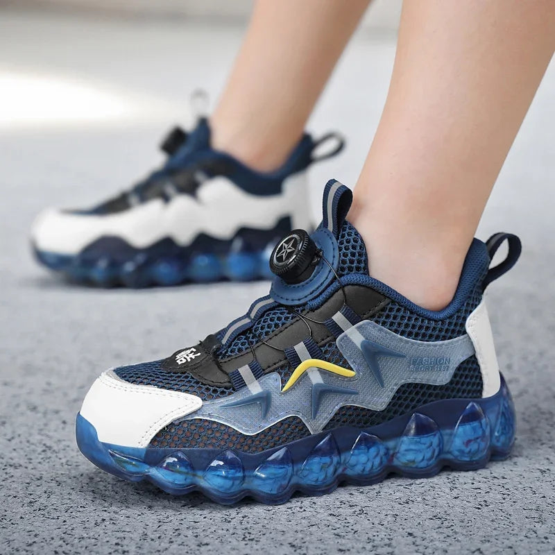 Zapatillas de deporte de lujo para niños, zapatos informales para niños, zapatillas de deporte de moda 2023, zapatillas deportivas atléticas para niños de 7 a 12 años
