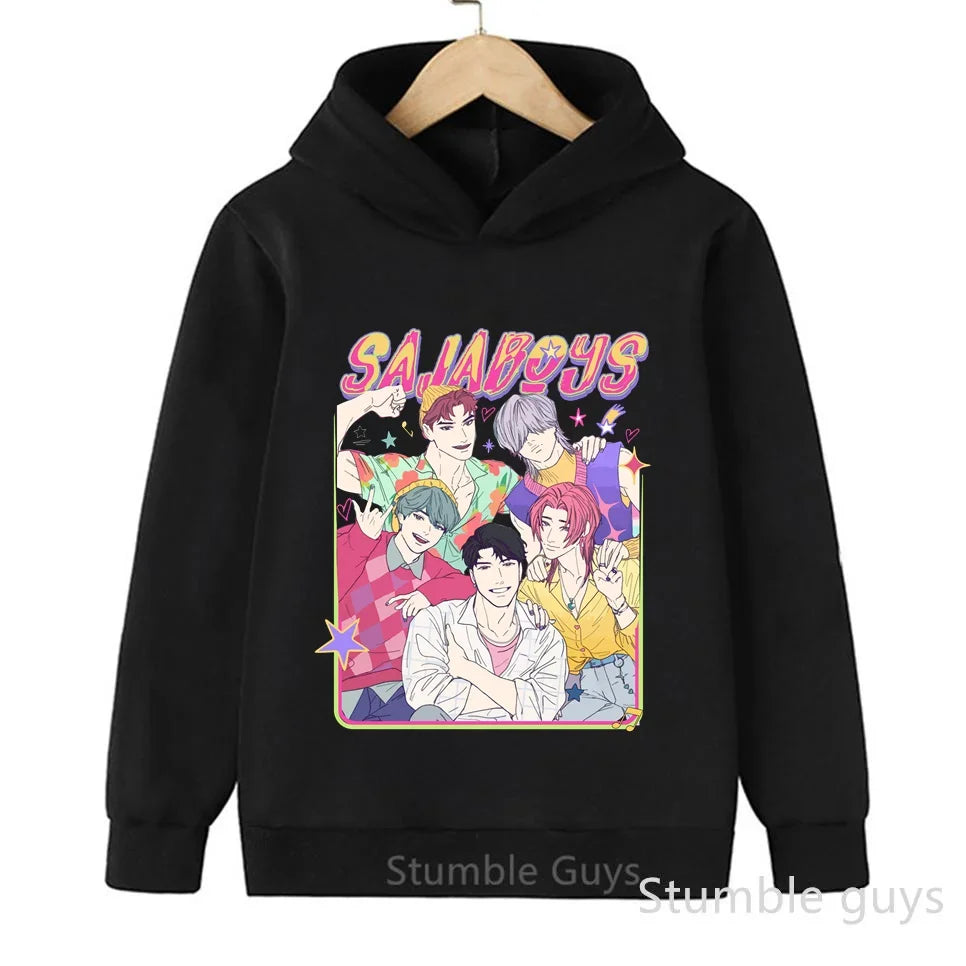 Conjunto de sudadera con capucha Kpop Demon Hunters de 3 a 14 años, ropa deportiva para niños y niñas, ropa diaria de otoño para niños