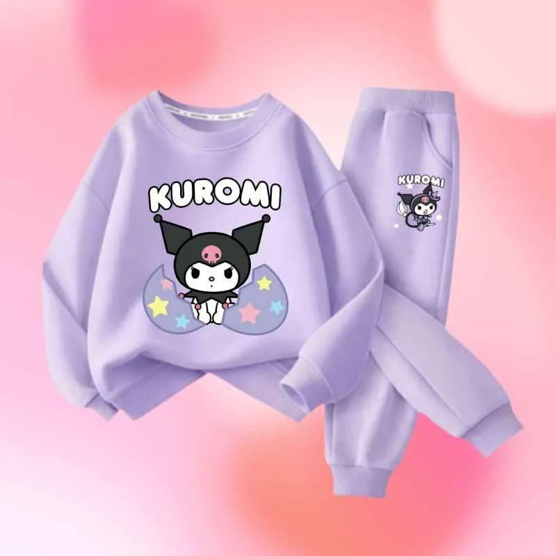 Conjunto Kuromi Niña - Camiseta + Pantalón 2 Piezas