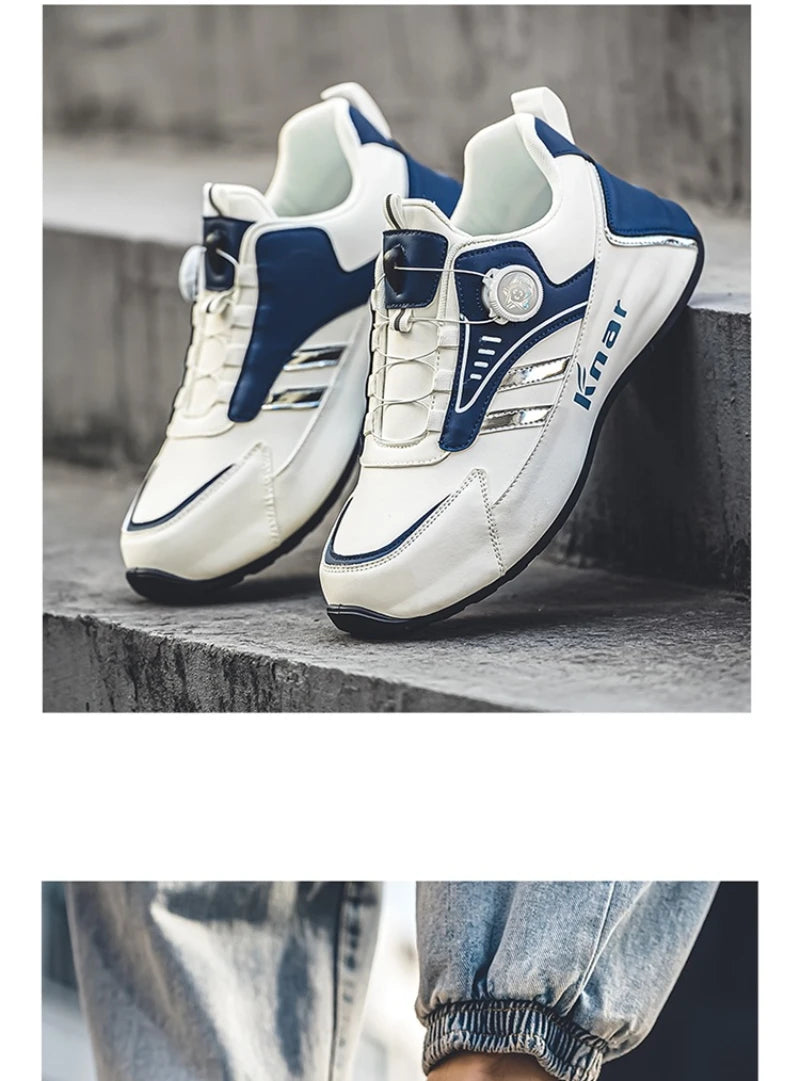 Zapatillas casuales de hombre, estilo coreano, versátiles, suela suave, cómodas, ligeras, con plataforma, para uso diario.