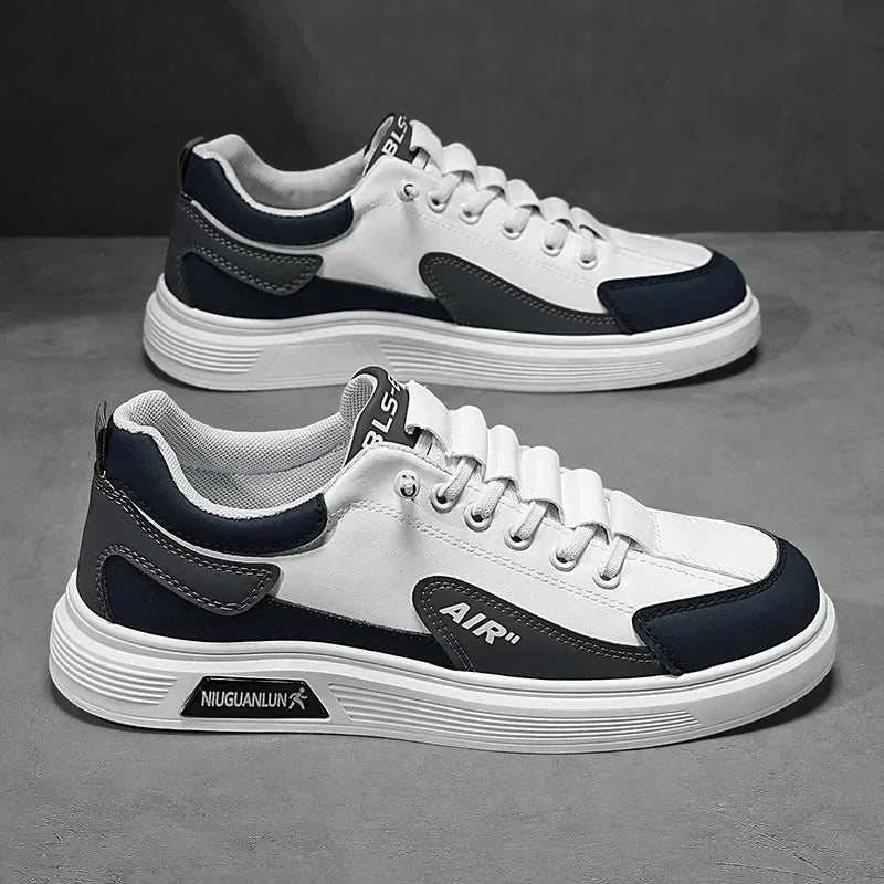 2025 casuales al aire cordones estilo coreano viaje juvenil zapatos de fondo plano para hombres transpirable shoe