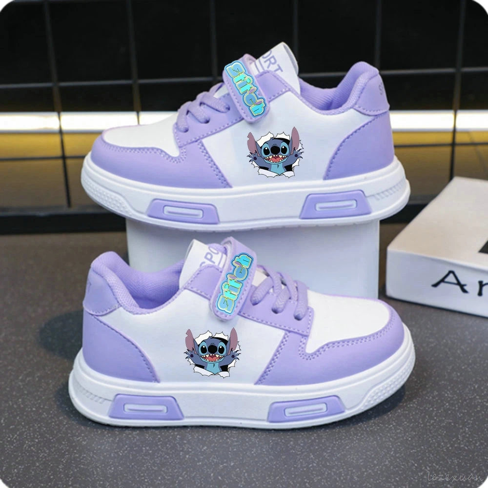 Lilo & Stitch, zapatos para niñas, zapatillas de deporte para niñas, zapatos deportivos informales de princesa Lilo & Stitch, zapatos para estudiantes, zapatos para adolescentes