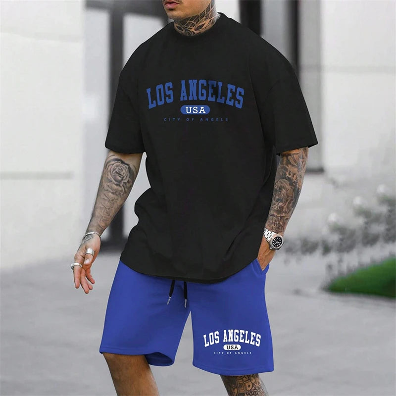 Conjunto Deportivo Hombre 20024 Estilo Baloncesto | Pijama Holgado de Verano para Playa y Vacaciones