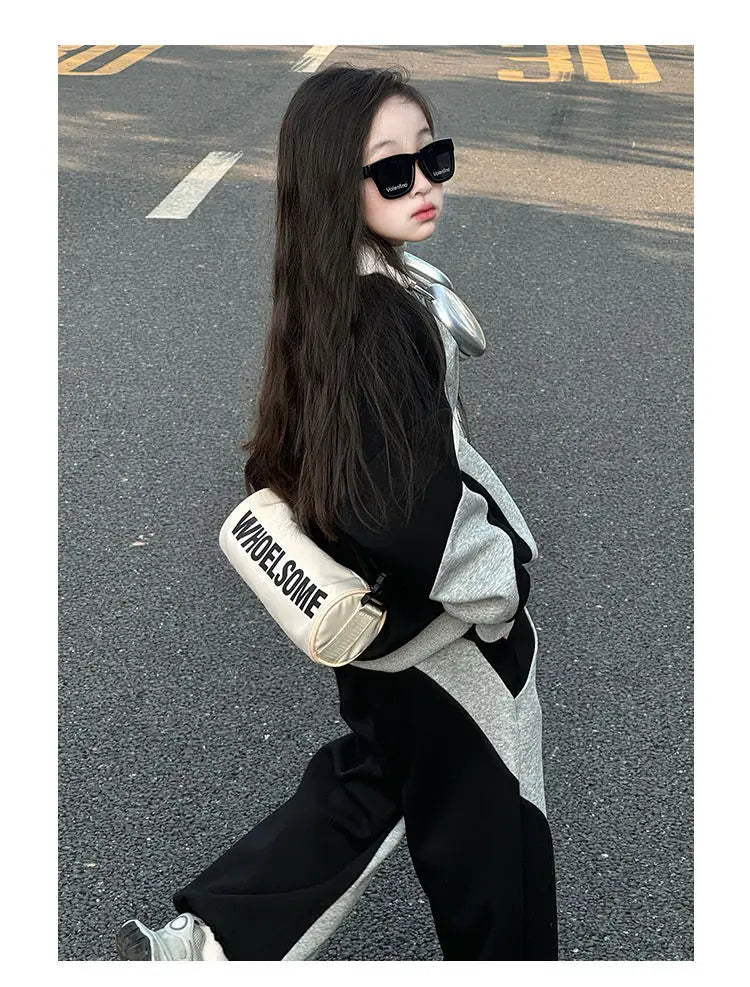 Conjunto Patchwork Niños 4-12 Años - Sudadera + Pantalón