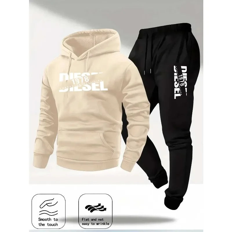 2025 popular otoño e invierno nueva ropa deportiva con capucha ropa deportiva moda ropa deportiva con capucha ropa deportiva casual y pantalones dos en uno