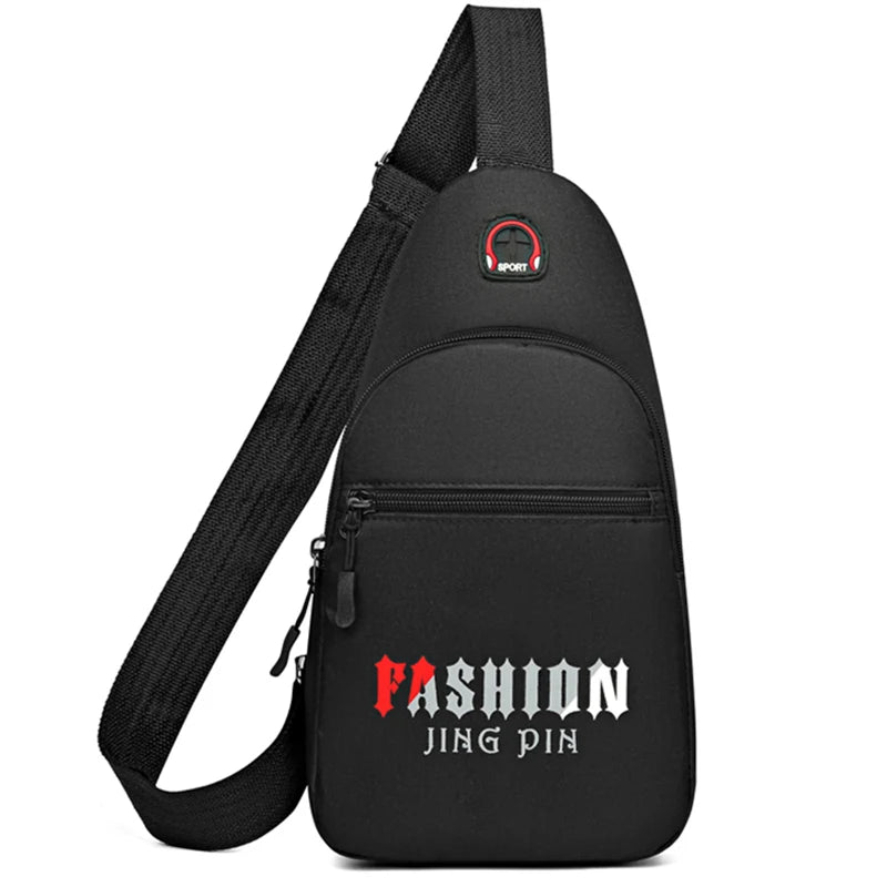 Bolso de mano informal para hombre, bolso deportivo, bandolera de un solo hombro, bolso de pecho de moda, bolsillo de una sola capa