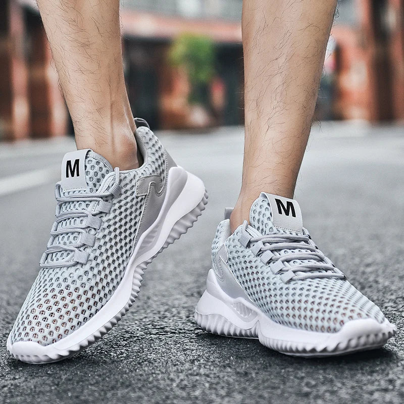 Shoes for Men White Man Cheap Shoes Running Sneakers Unisex Breathable Mesh Sports Shoes Mens Trianers Zapatillas Running Hombre