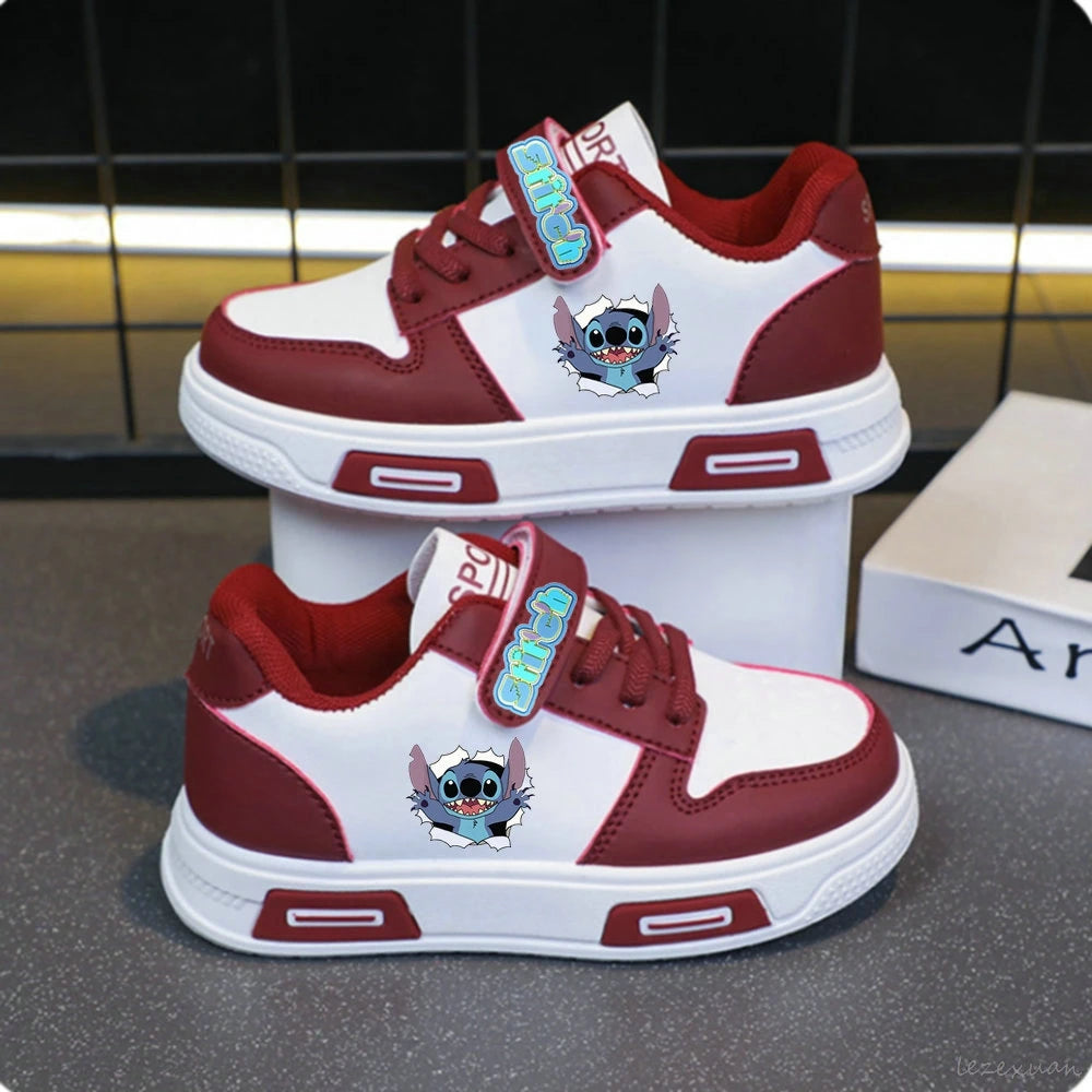 Lilo & Stitch, zapatos para niñas, zapatillas de deporte para niñas, zapatos deportivos informales de princesa Lilo & Stitch, zapatos para estudiantes, zapatos para adolescentes