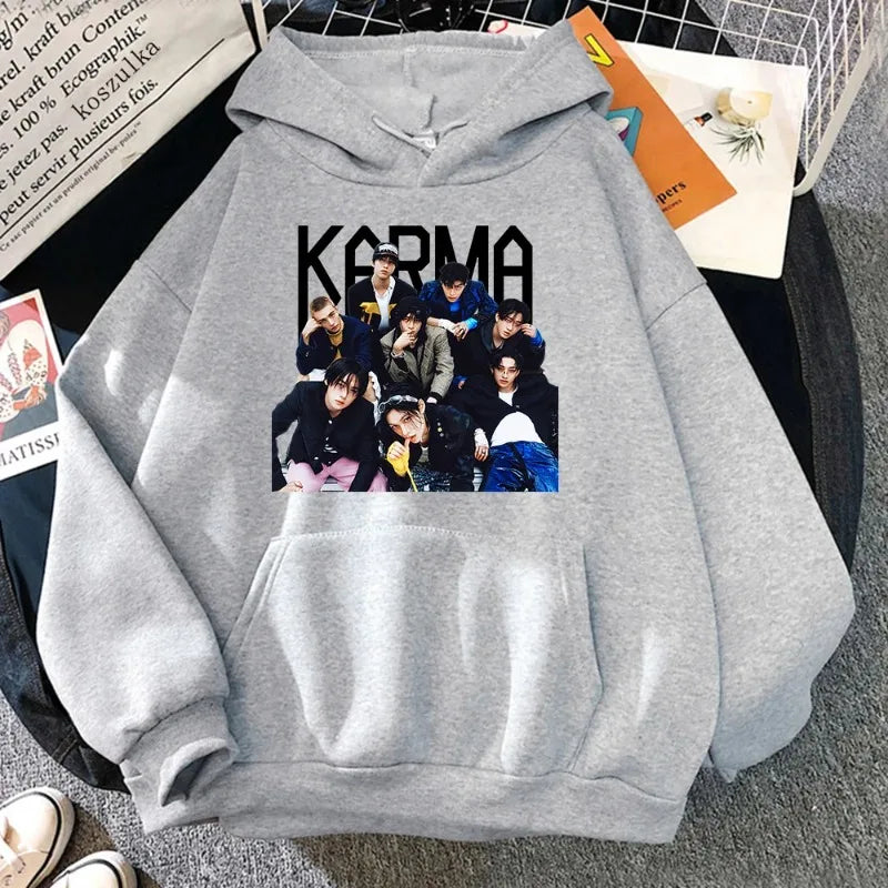 2025 nuevo álbum KARMA Sudadera con capucha Hot Song Ceremony Retro mujeres/hombres sudaderas con capucha Otoño Invierno ropa estética sudadera Vintage