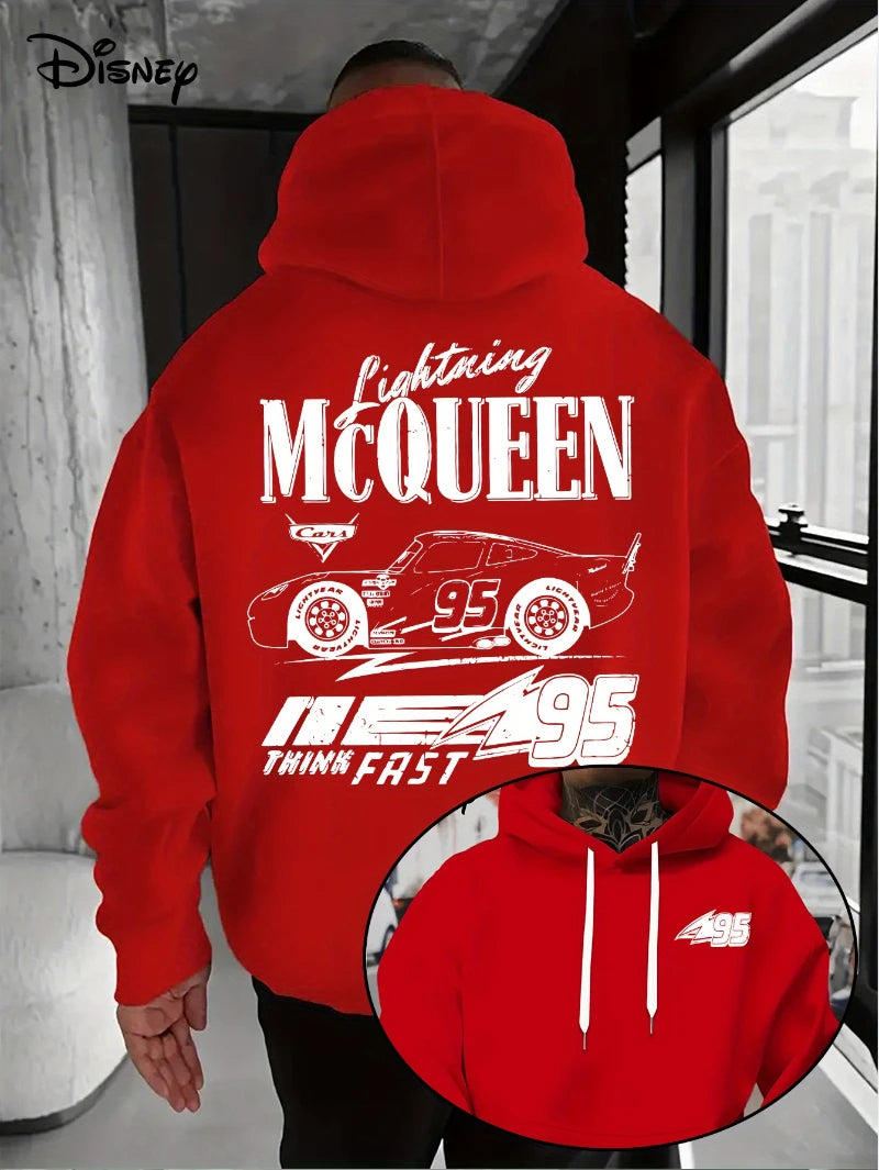 Sudadera Rayo McQueen Cars 95 - Hombre Otoño Invierno