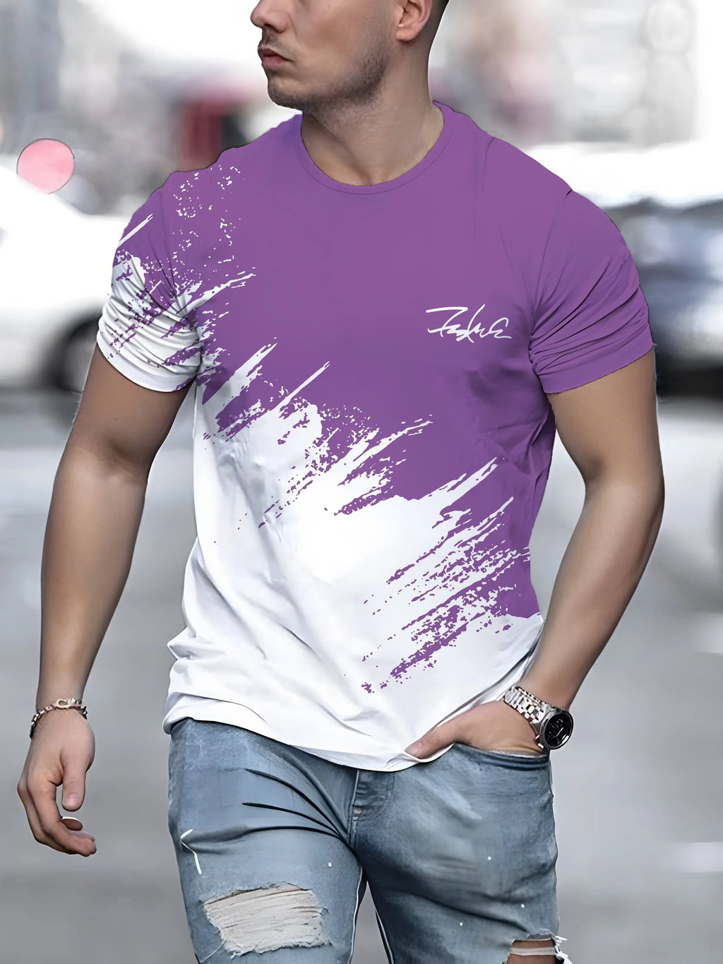 Camiseta de manga corta con cuello redondo para hombre, Jersey informal para exteriores, ropa de calle, camiseta deportiva, camisetas, ropa de gran tamaño