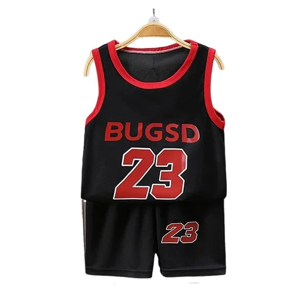 Conjuntos para niños, camiseta sin mangas de verano para niños, conjunto de pantalones cortos, camiseta sin mangas para exteriores de secado rápido, conjuntos de pantalones cortos, deporte para niños, baloncesto Tr