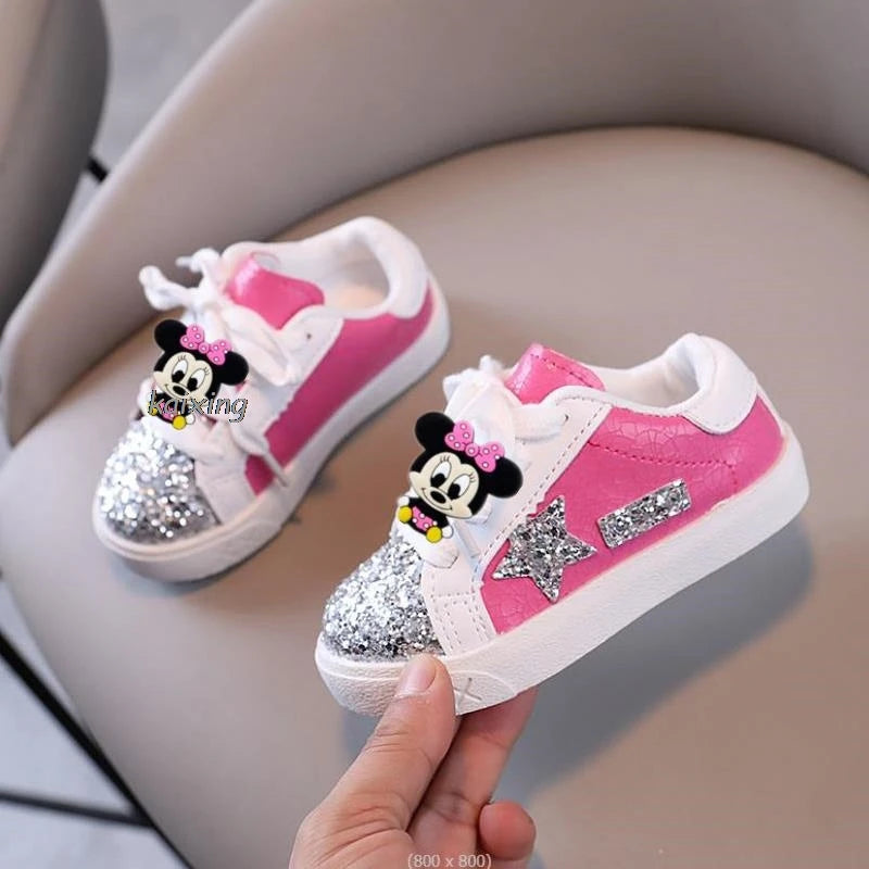 Lilo y Stitch, zapatos informales antideslizantes y resistentes al desgaste para niños, zapatos de suela blanda para niñas y niños, zapatillas deportivas transpirables para bebés