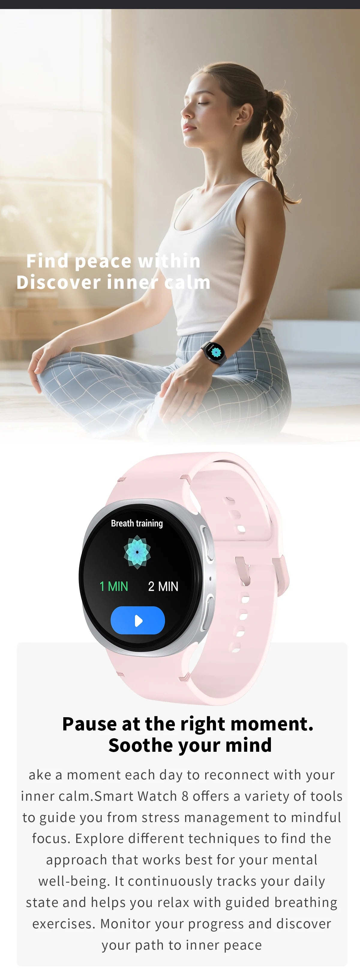 2025 nuevos relojes 8 Mini GPS Track reloj inteligente para hombres mujeres salud deporte AMOLED ritmo cardíaco Bluetooth llamada impermeable Smartwatch
