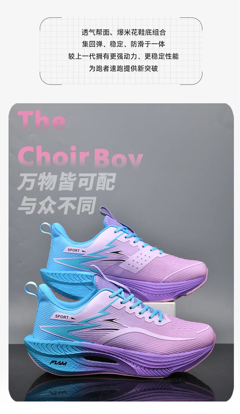 Zapatillas Maratón Hombre Mujer - Cojín de Aire Ligeras