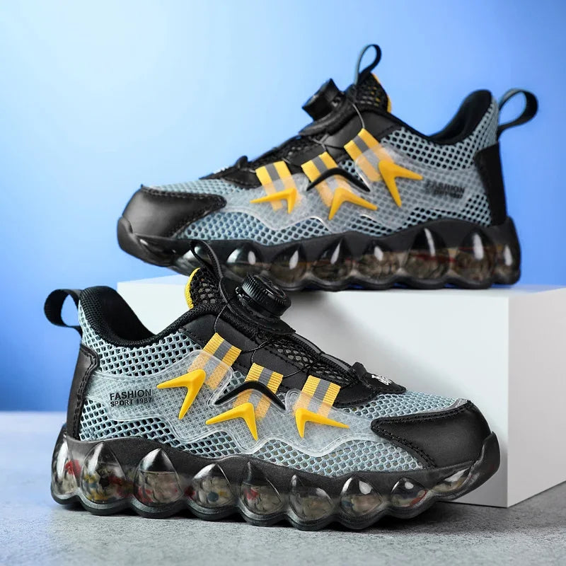 Zapatillas de deporte de lujo para niños, zapatos informales para niños, zapatillas de deporte de moda 2023, zapatillas deportivas atléticas para niños de 7 a 12 años