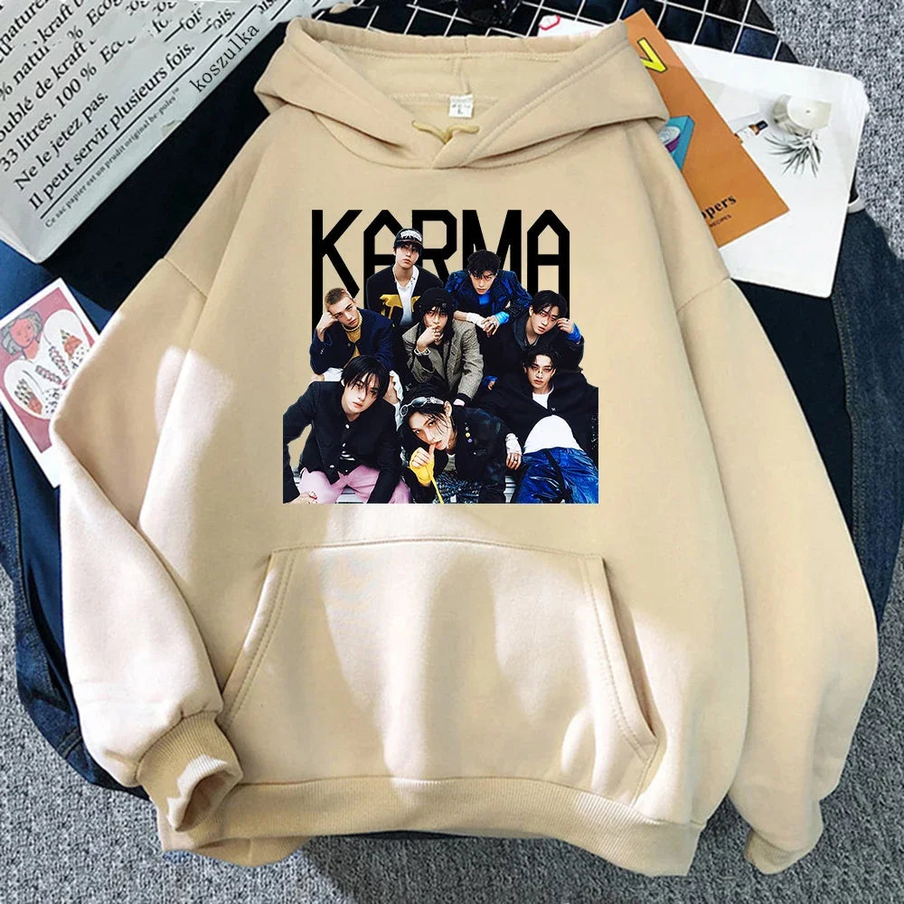 2025 nuevo álbum KARMA Sudadera con capucha Hot Song Ceremony Retro mujeres/hombres sudaderas con capucha Otoño Invierno ropa estética sudadera Vintage