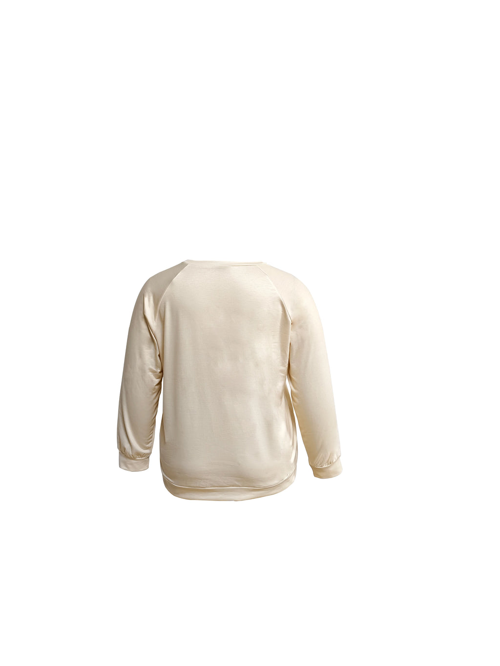 2025 Un nuevo estilo de otoño e invierno de sudadera de manga larga y talla grande con estampado de corazón para mujeres en Europa y América