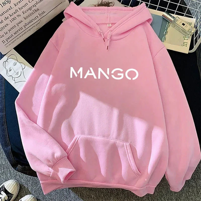 2025 nueva llegada mujer Sudadera con capucha moda Casual urbana jersey de manga larga mujer hogar comodidad al aire libre Sudadera con capucha suelta y cálida