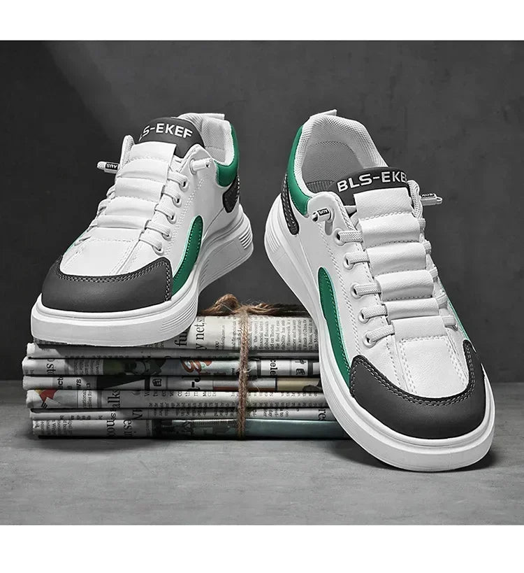 2025 casuales al aire cordones estilo coreano viaje juvenil zapatos de fondo plano para hombres transpirable shoe