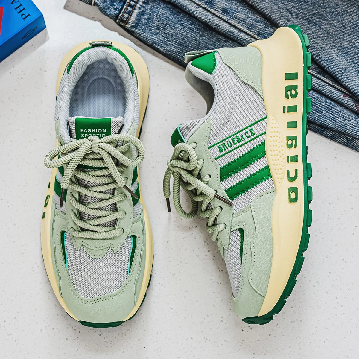 Trendy Brand Men's New Comfortable and Versatile Casual Shoes with Soft Soles Anti Slip and Wear-resistant Shoes Zapatos Hombre