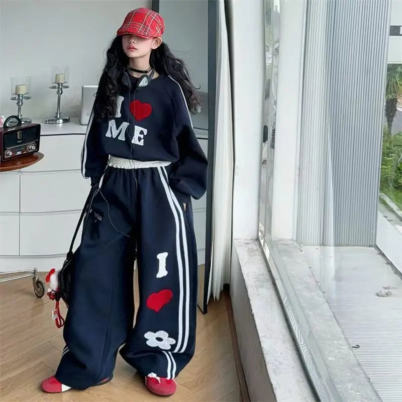 Conjunto Hip-Hop Niños Otoño - Jersey + Pantalones 2 Piezas