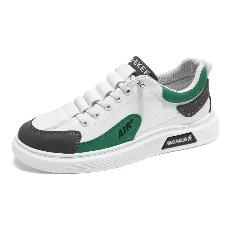 2025 casuales al aire cordones estilo coreano viaje juvenil zapatos de fondo plano para hombres transpirable shoe