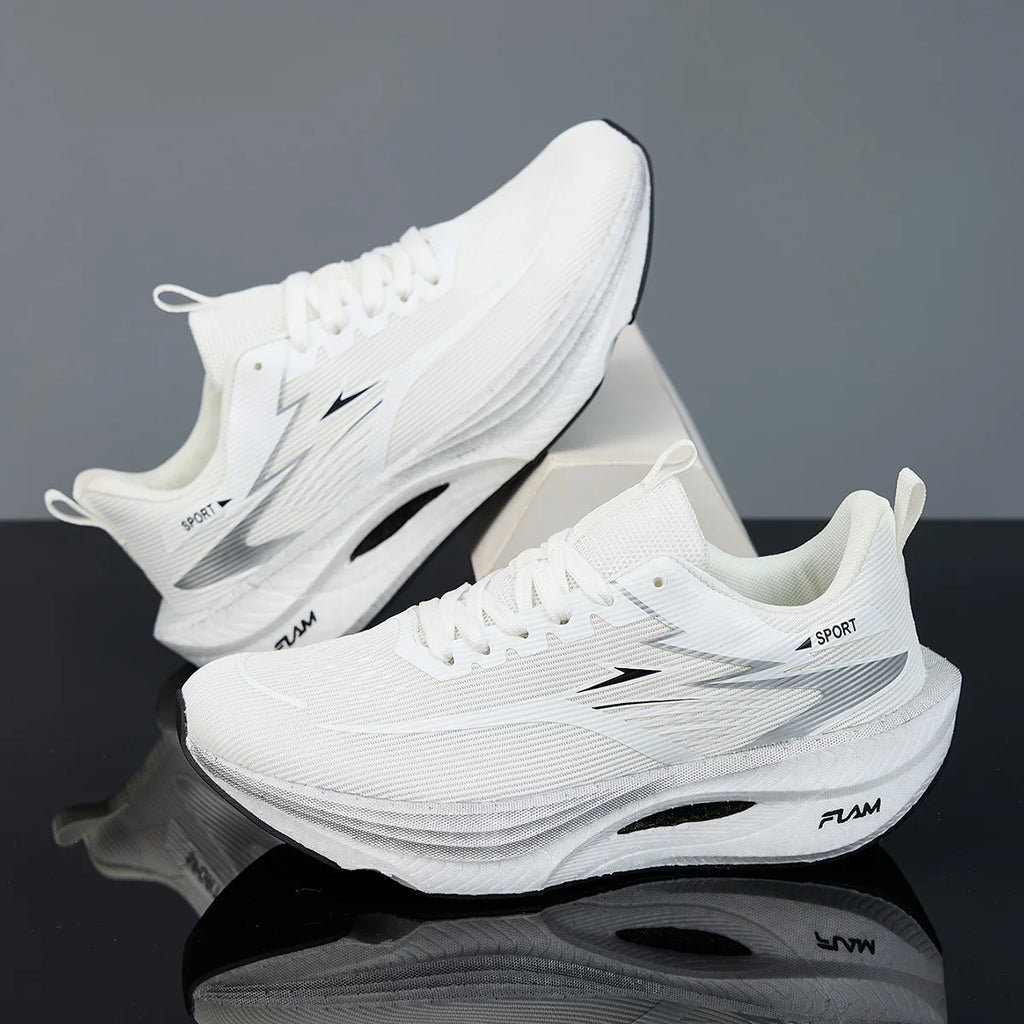 Zapatillas deportivas para correr para hombre, informales, transpirables, ligeras, cómodas, atléticas, antideslizantes, para caminar al aire libre