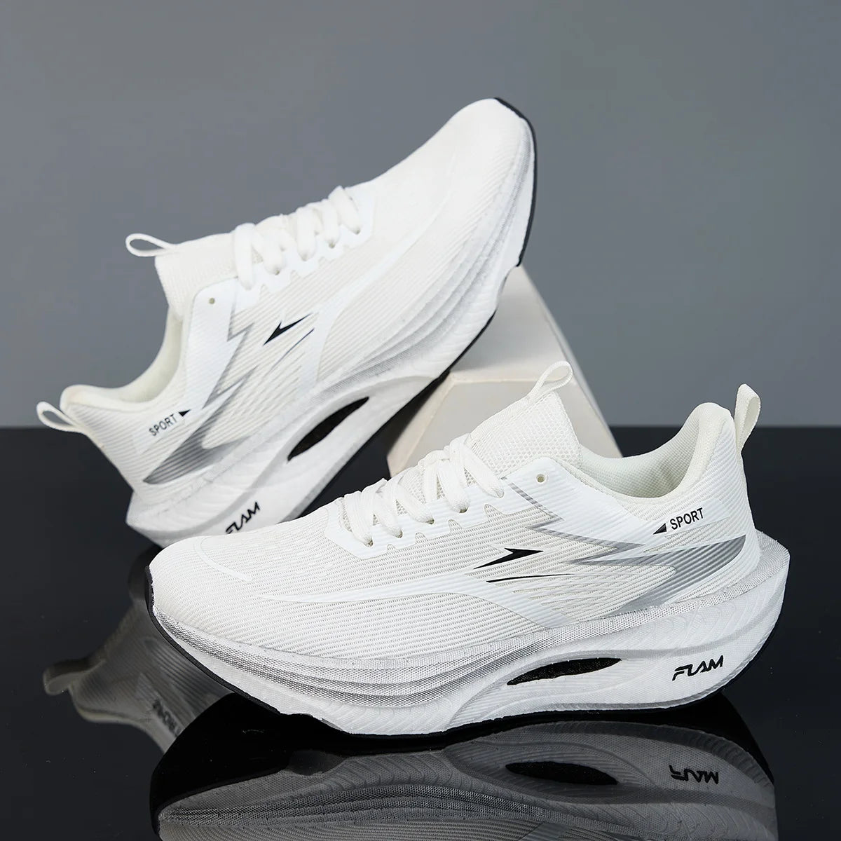 Zapatillas deportivas para correr para hombre, informales, transpirables, ligeras, cómodas, atléticas, antideslizantes, para caminar al aire libre