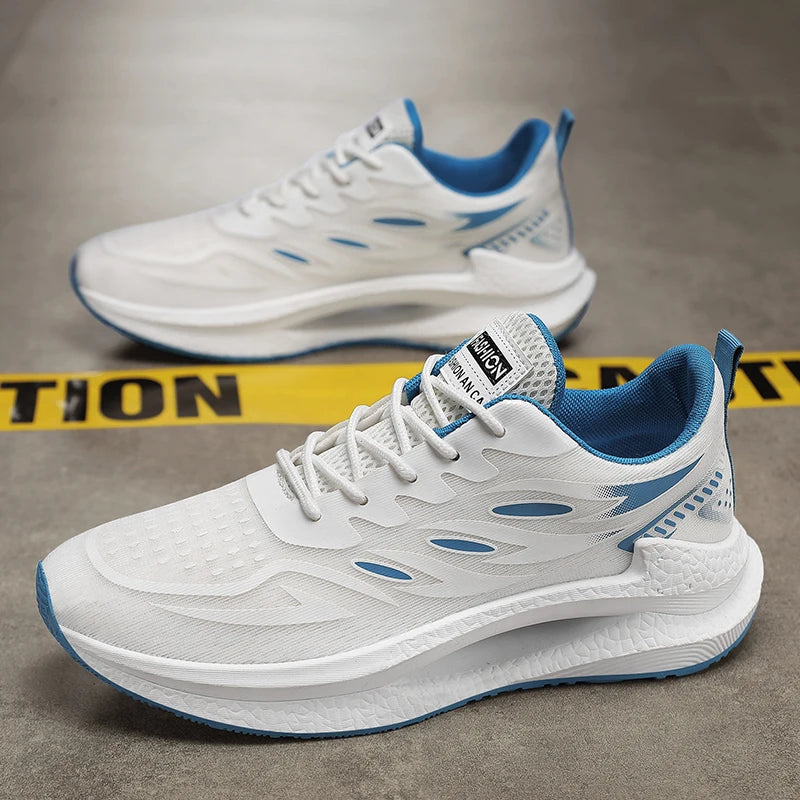 Zapatos deportivos transpirables para hombre, novedad de primavera, malla, moda informal, zapatos versátiles de moda para hombre, zapatos para correr de verano adecuados para deportes al aire libre